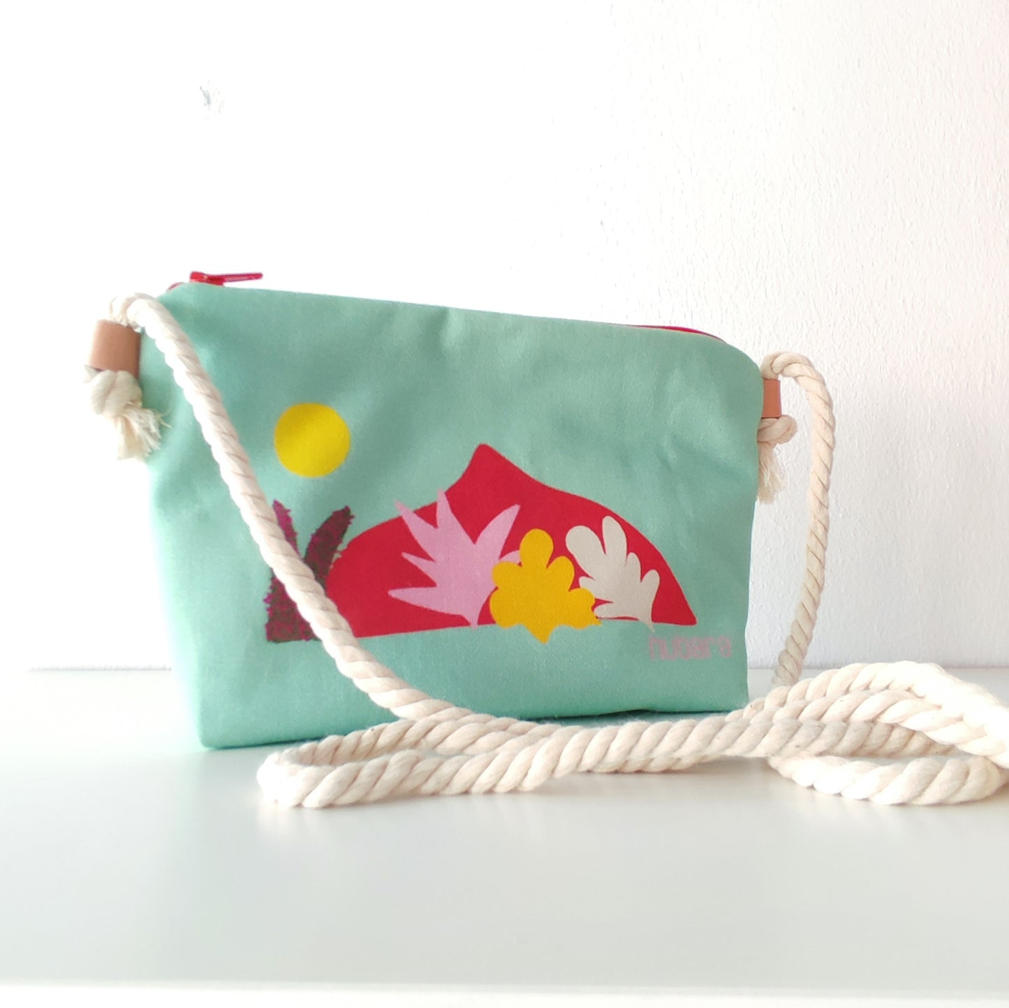 BOLSO MIDI TEIDE verde agua