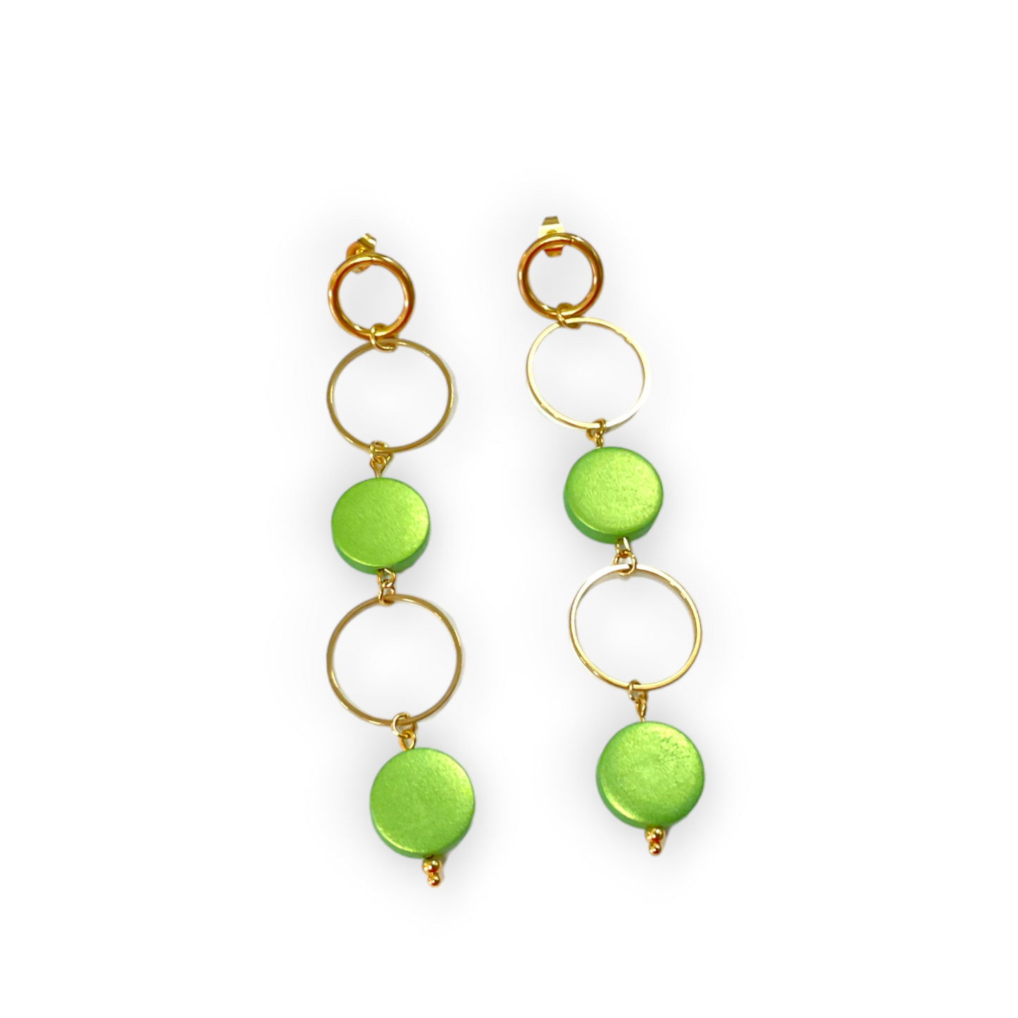 Pendientes Ayana verde