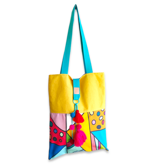 Tote Lona Amarillo