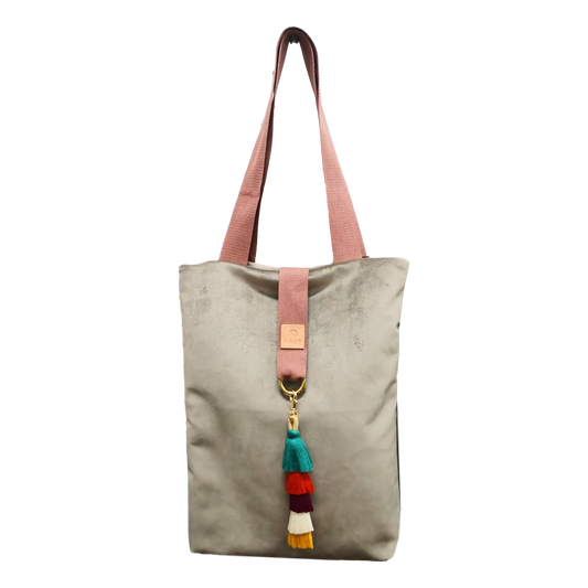 TOTE BAG TERCIOPELO BEIG